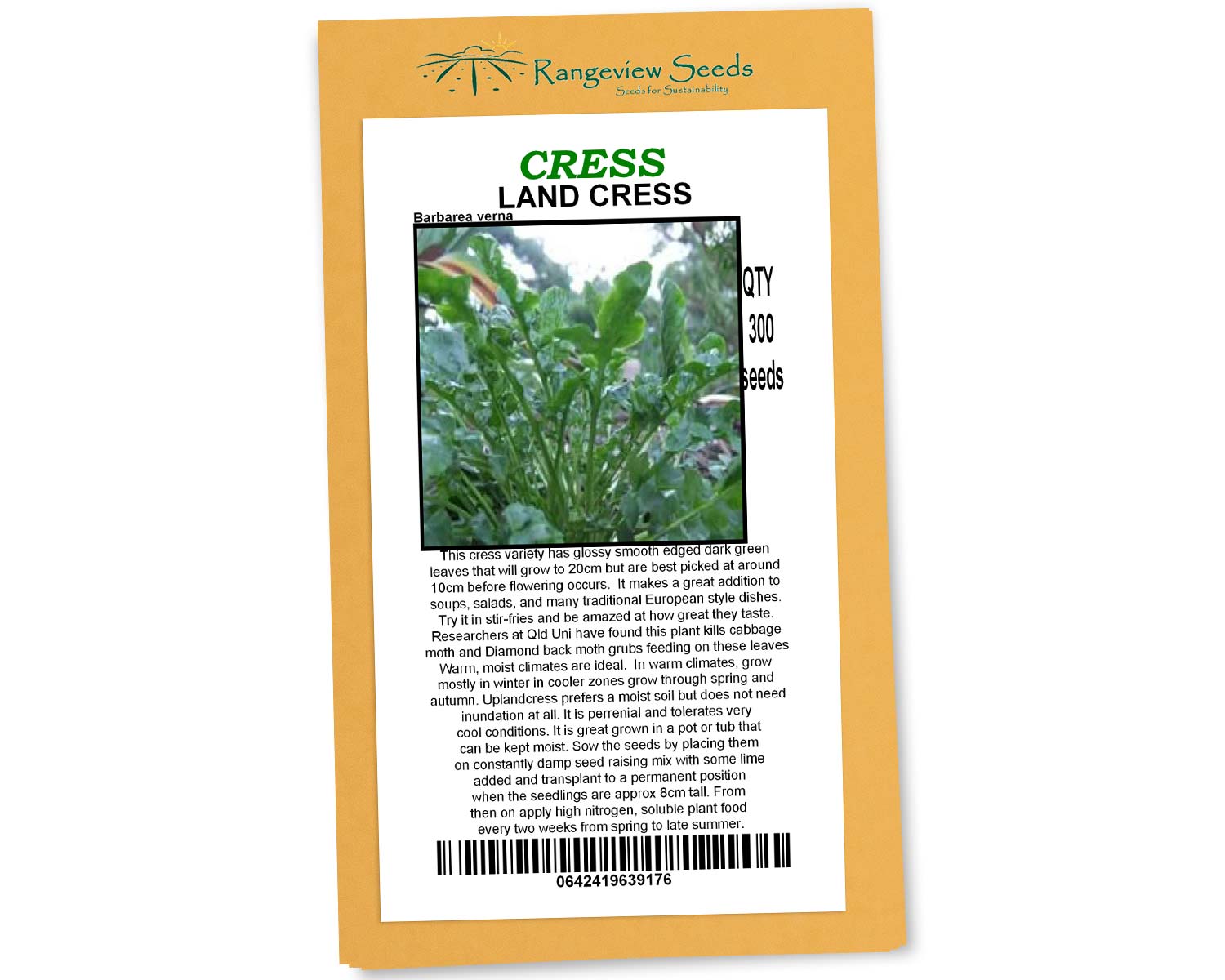 Landcress - Rangeview Seeds