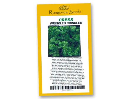 Cress Wrinkled Crinkled - rangeview Seeds