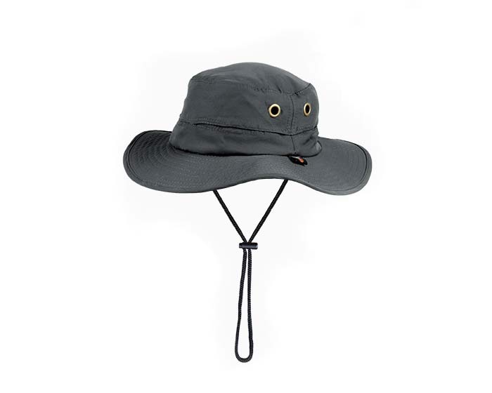 Boonie Hat available in two colours - this is Charcoal