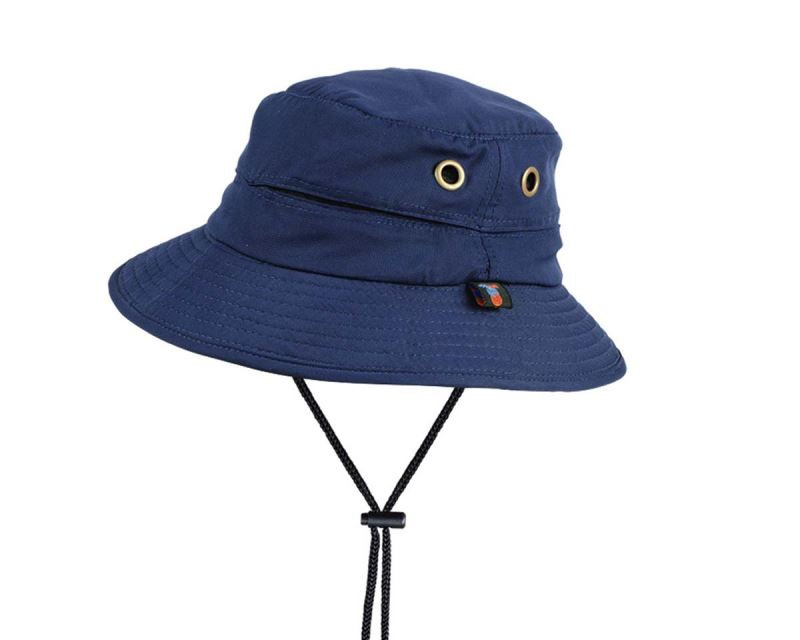 Bucket Hat comes in three colours - this is Navy