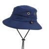 Bucket Hat comes in three colours - this is Navy