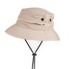 Bucket Hat comes in three colours - this is Straw