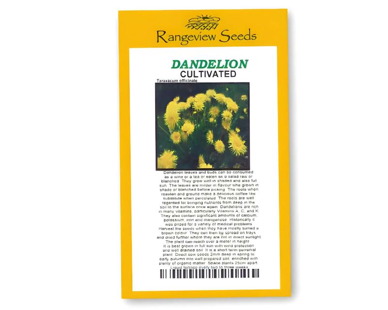 Dandelion Cultivated - Rangeview Seeds