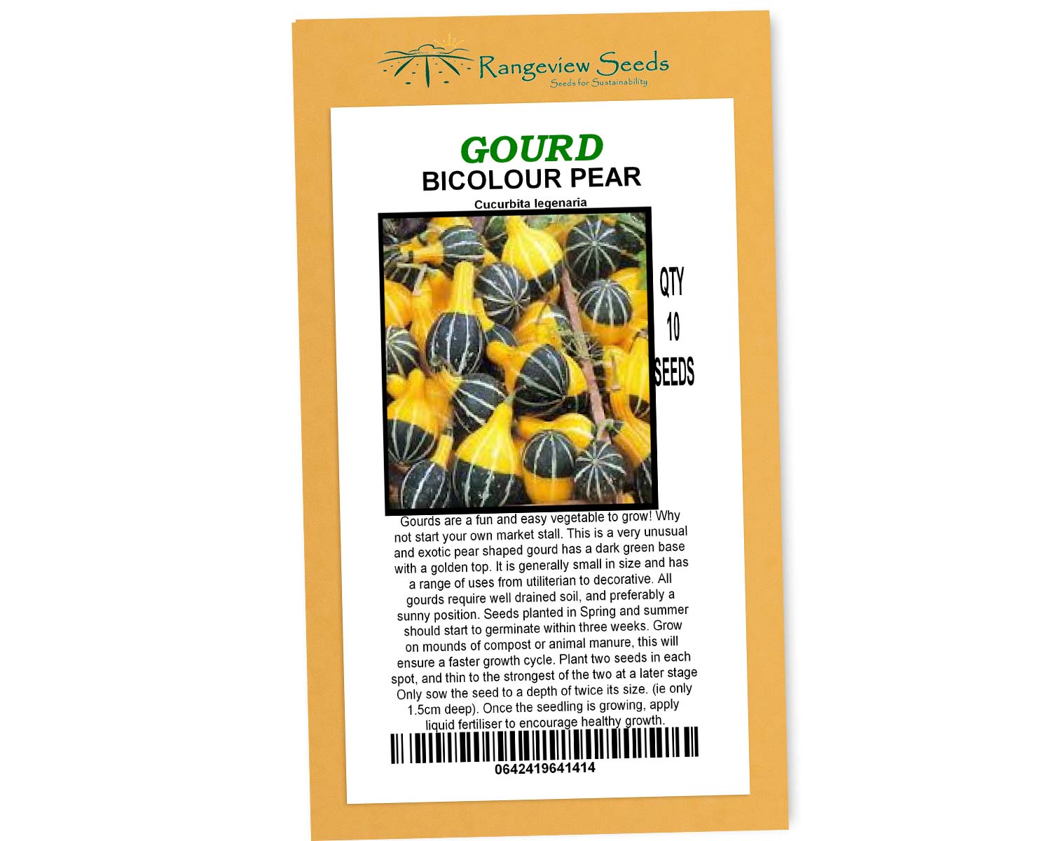 Gourd Bicolour Pear - Rangeview Seeds
