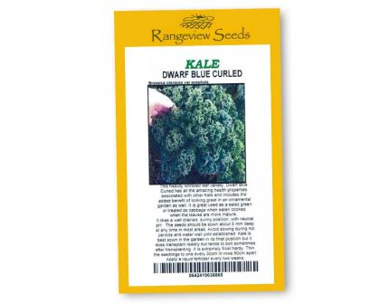 Kale Dwarf Blue Curled - Rangeview Seeds
