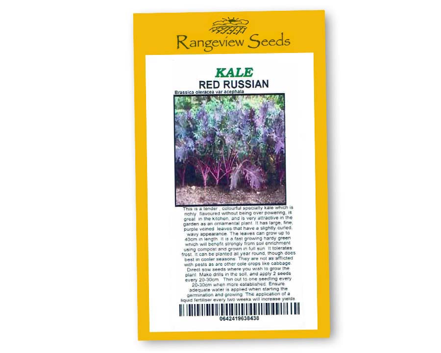 Kale Red Russian - Rangeview Seeds