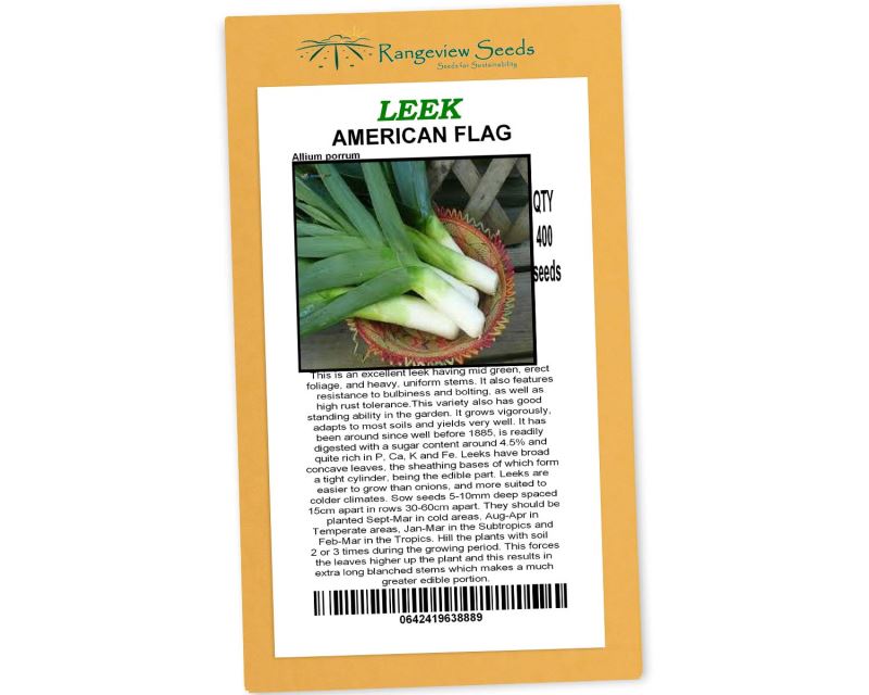 Leek American Flag - Rangeview Seeds