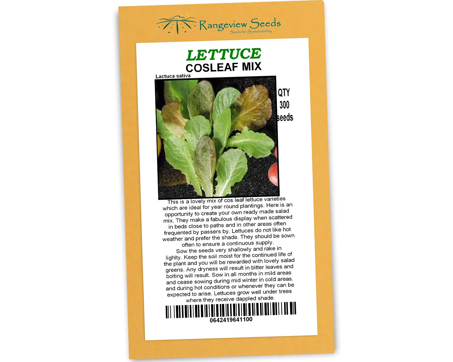 Lettuce Cosleaf Mix - Rangeview Seeds