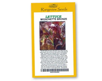 Lettuce Mingonette Bronze - Rangeview Seeds
