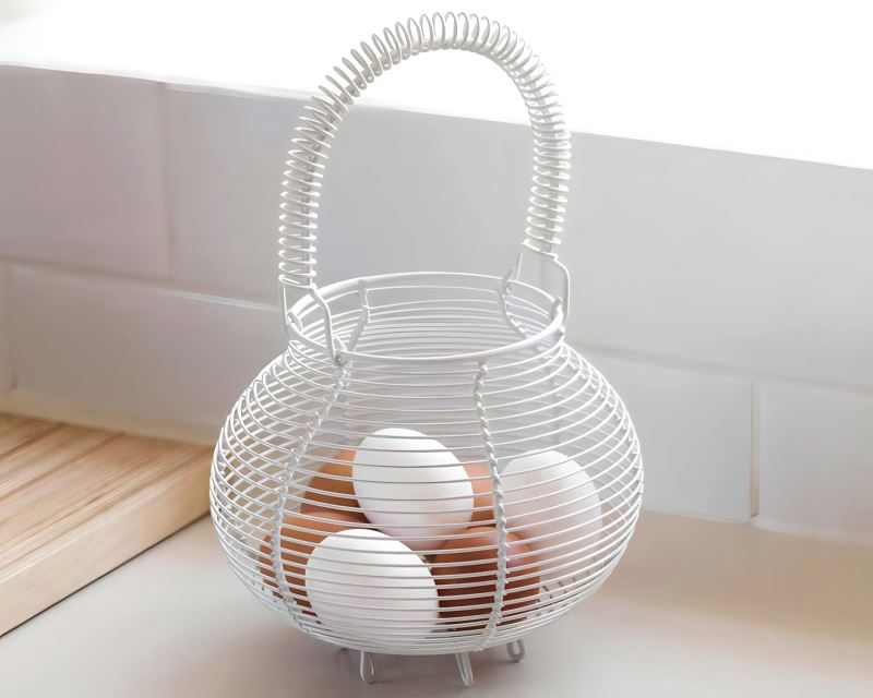 Egg Basket - Chalk