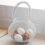 Egg Basket - 2 colours, Chalk or Carbon