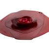 Charles Viancin Lids - Rose Range - this is the medium lid in Dark Red