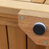Wooden Garden Cabinet - feet