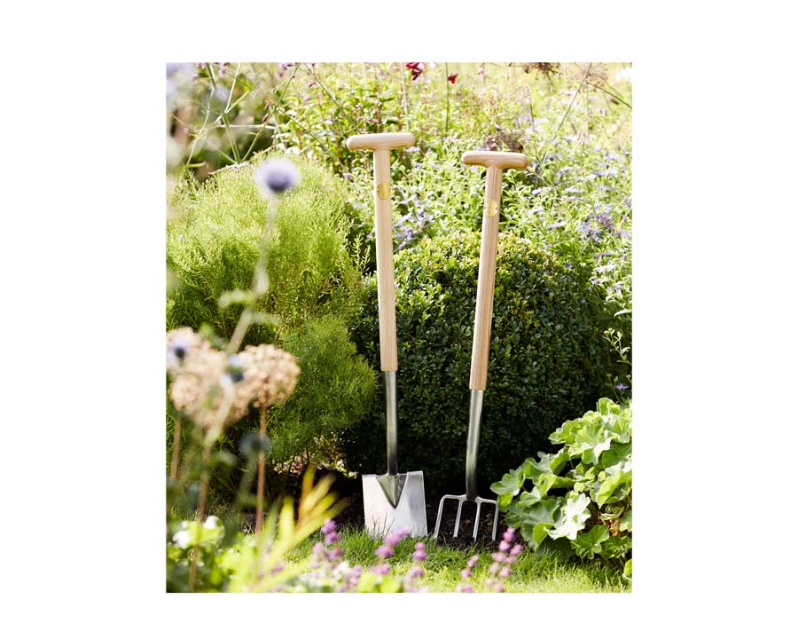 Digging Fork and Spade - part of new range of quality garden tools by Sophie Conran