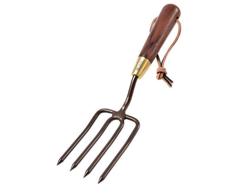 Round Tined Fork part of the new National Trust range of garden tools by Burgon and Ball