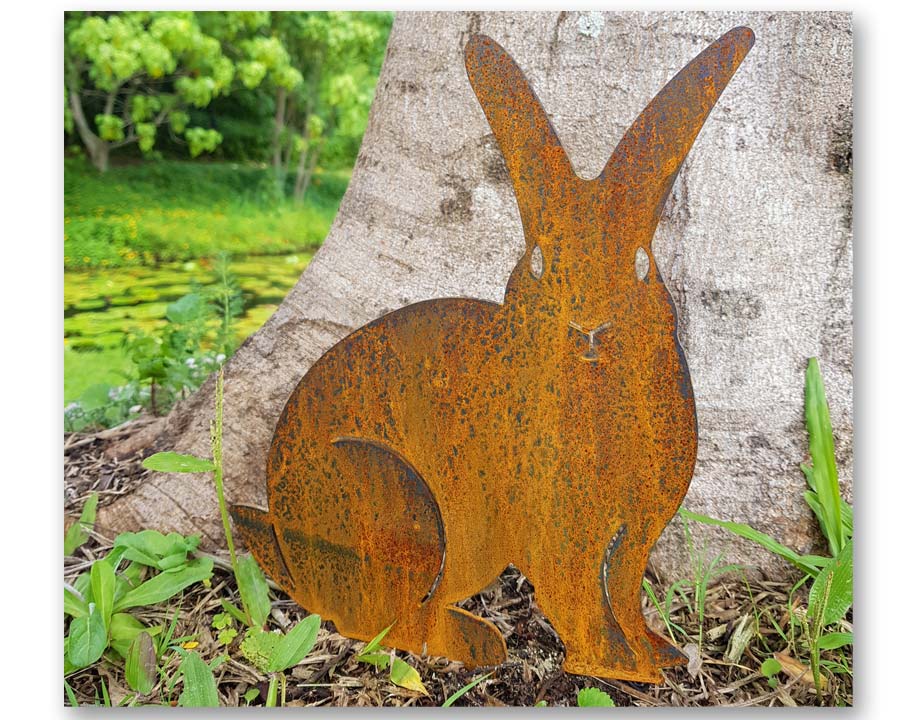 Rabbit - decorative garden art
