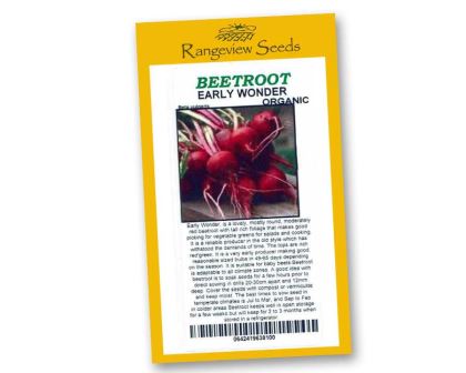 Beetroot Early Wonder - Rangeview Seeds