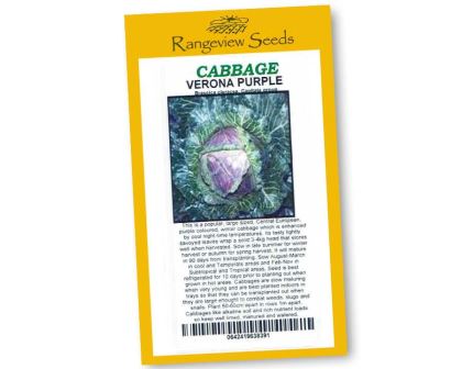 Cabbage Verona Purple - Rangeview Seeds