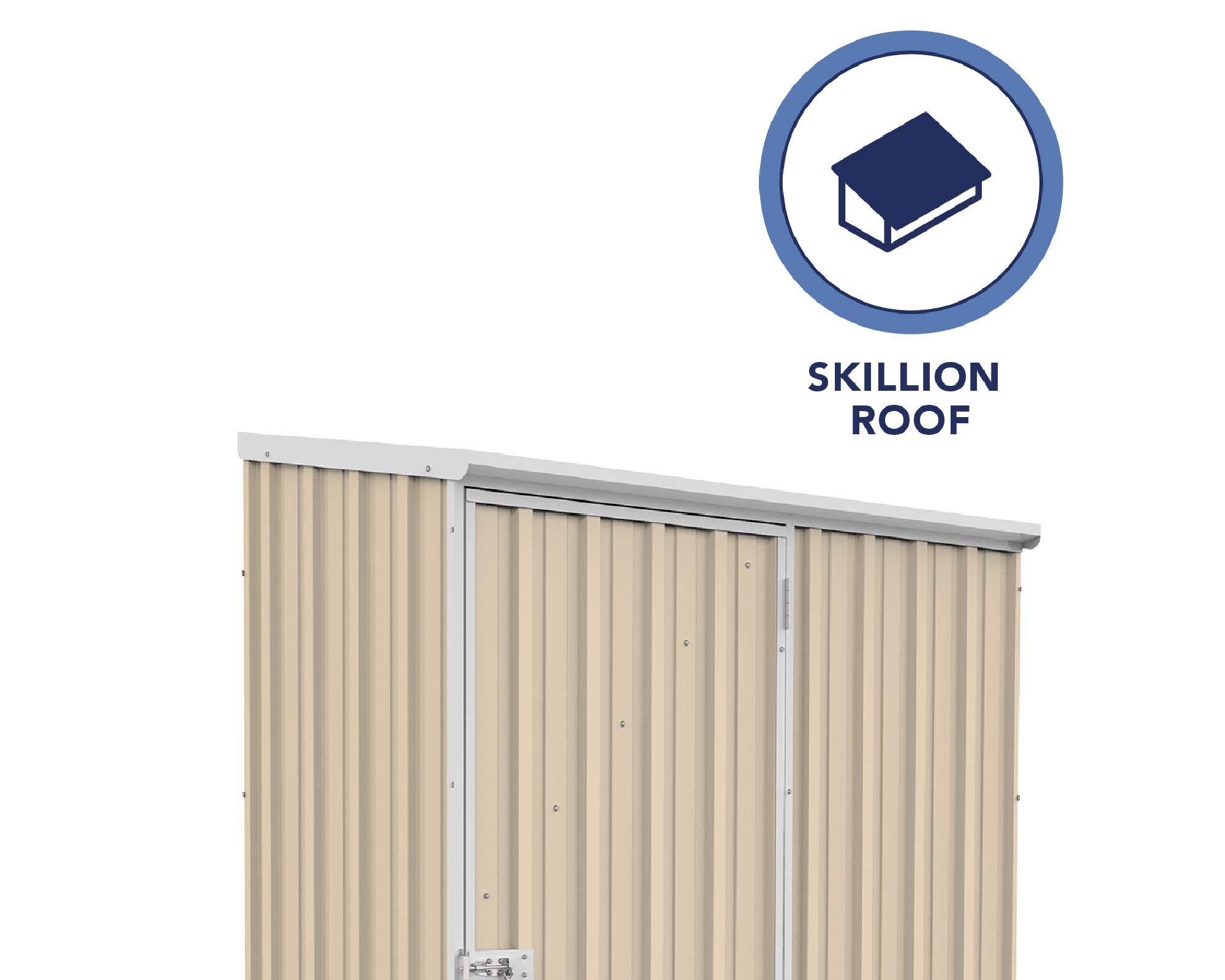 ABSCO Space Saver units with Skillion Roof