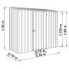 Dimensions of ABSCO Space Saver Shed 23081SK