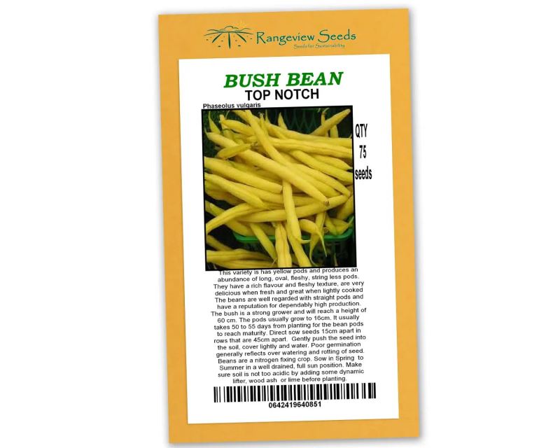 Bush Beans - Top Notch - Rangeview Seeds
