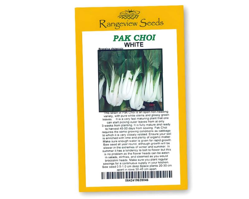 Pak Choi White - Rangeview Seeds