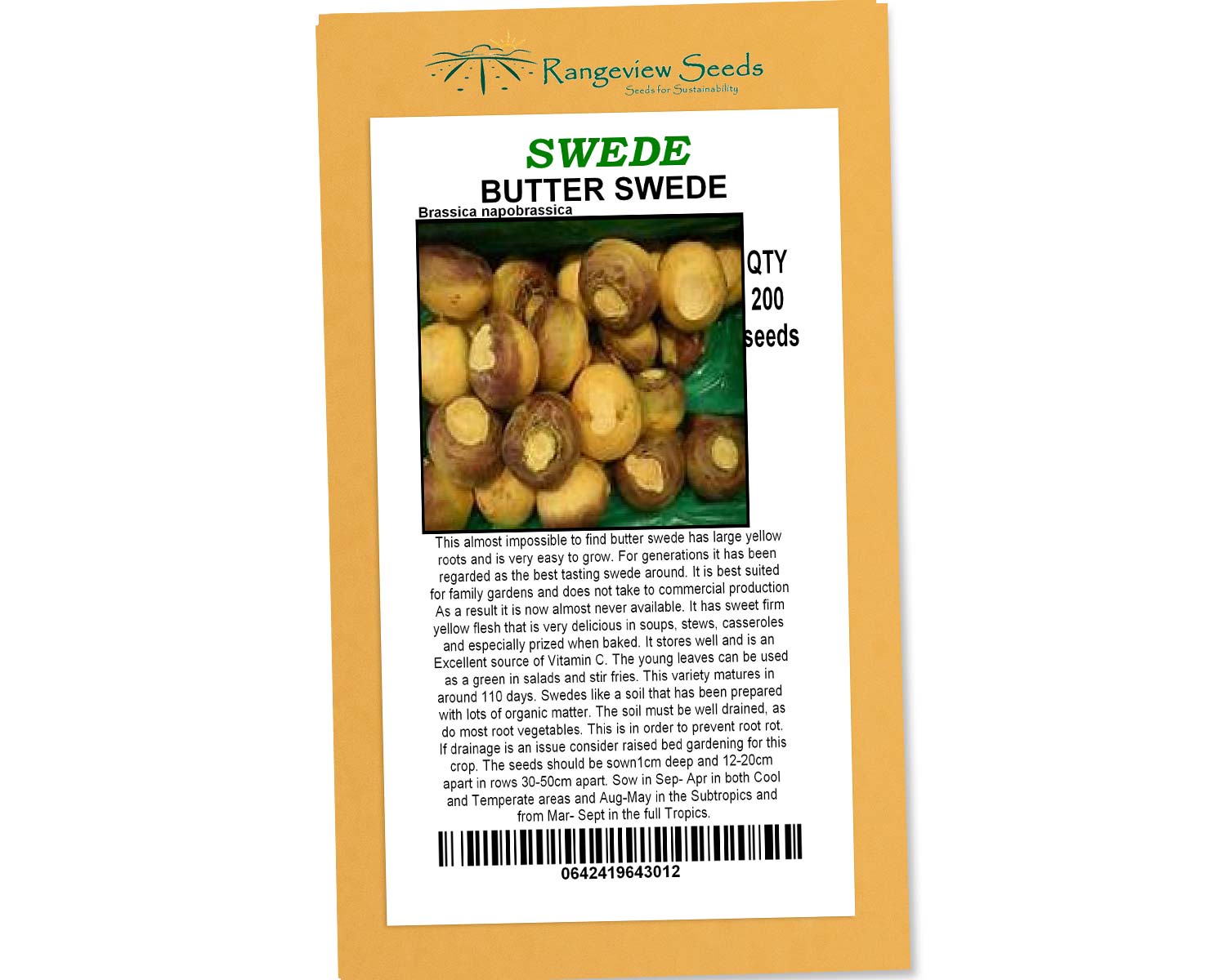 Swede Butter Swede - Rangeview Seeds