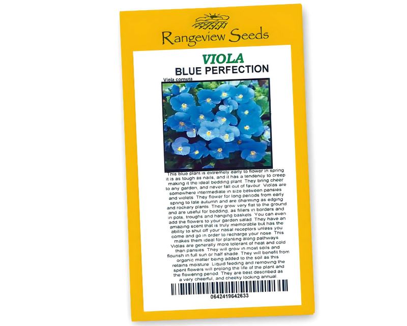 Viola Blue Perfection - Rangeview Seeds