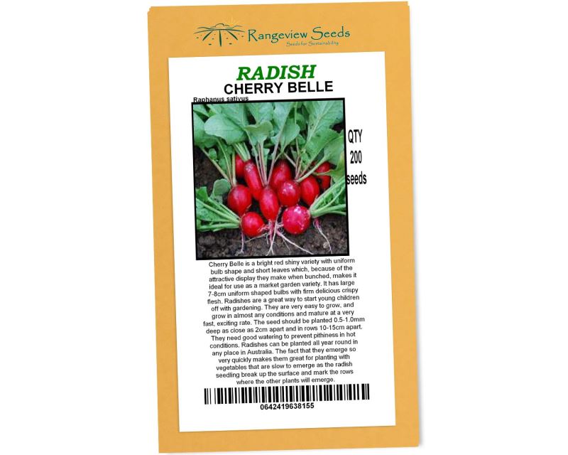 Radish Cherry Belle - Rangeview Seeds