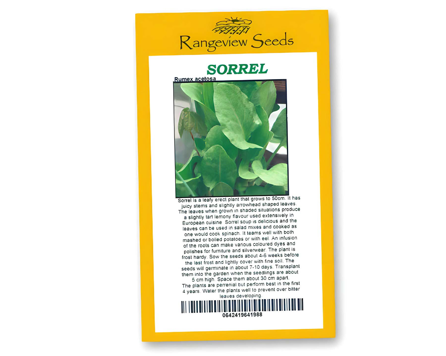 Sorrel - Rangeview Seeds
