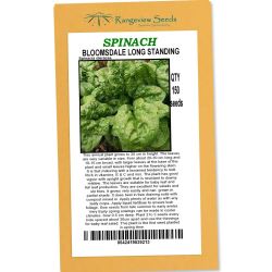 Spinach Bloomsdale Long Standing - Rangeview Seeds