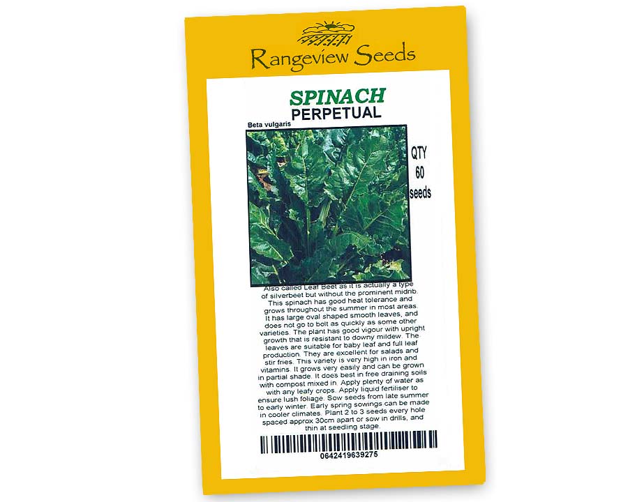 Spinach Perpetual - Rangeview Seeds
