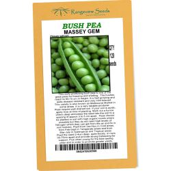 Peas (Bush Peas) Massey Gem - Rangeview Seeds