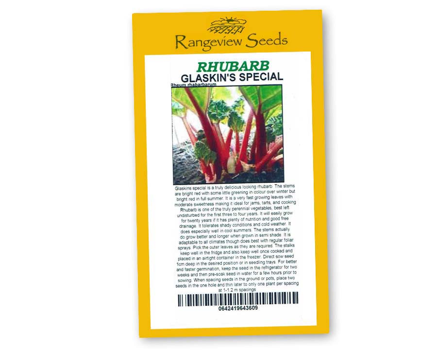 Rhubarb Glaskins Special - Rangeview Seeds