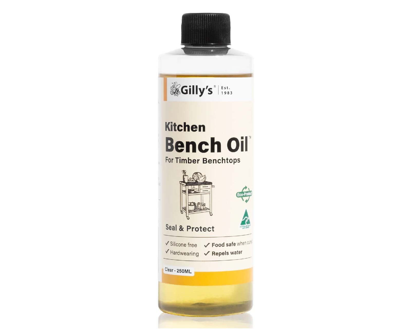 Kitchen Bench Oil - 250ml Bottle - Gilly's ®