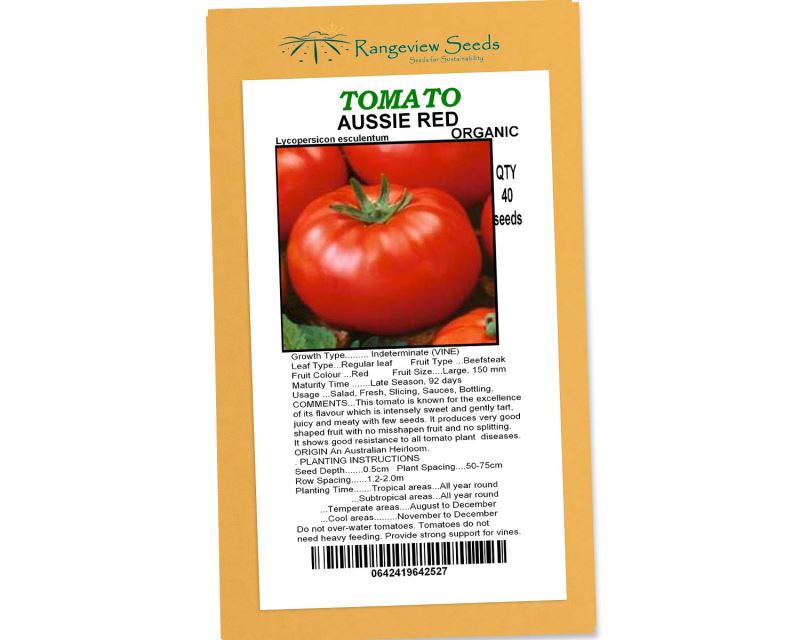 Tomato Aussie Red - Rangeview Seeds