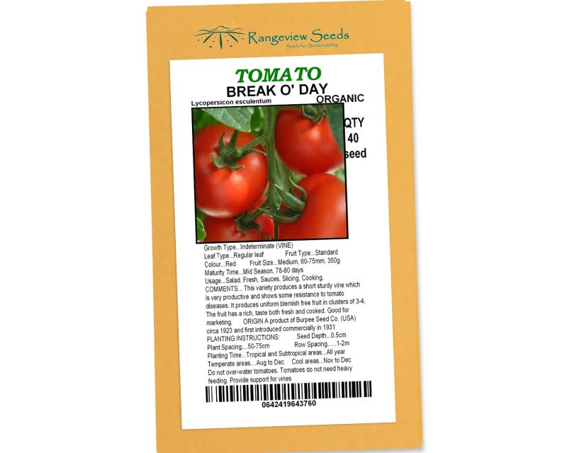 Tomato Break 'O Day - Rangeview Seeds