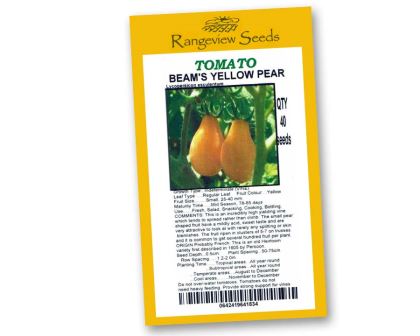 Tomato Beam's Yellow Pear - Rangeview Seeds