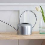 Indoor Watering Can 1.1 litres - Silver Finish