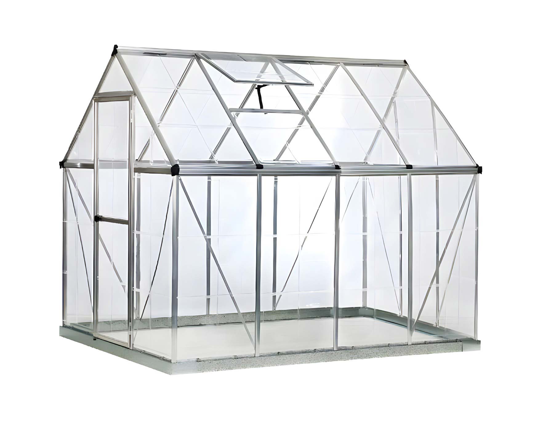 Harmony 6'x8' WalkIn Greenhouse (185cm X 247cm X 208cm)