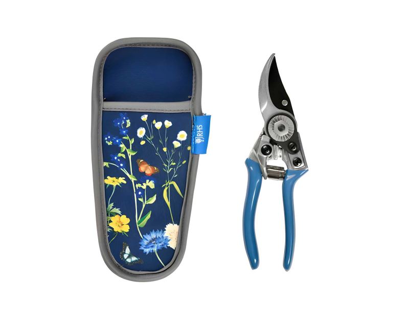 RHS Pruner and Holster Set - part of the Burgon and Ball British Meadow design range