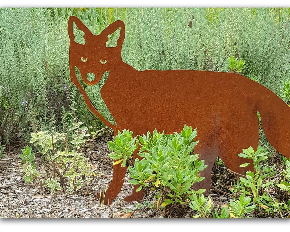 Mr Fox - decorative garden art