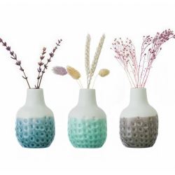 Dotty Mini Vase Trio - Burgon & Ball