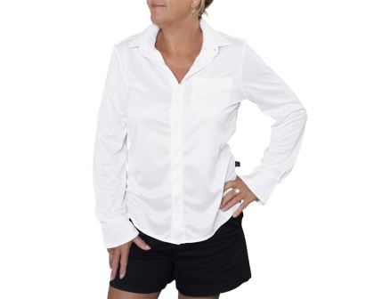 Ladies Outdoor Sun Protection Shirt - White