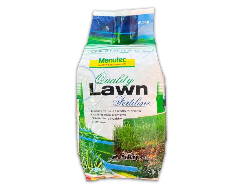 Lawn Fertiliser 2.5kg - Manutec