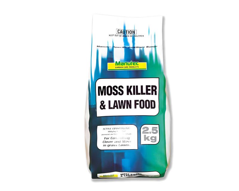 Moss Killer and Lawn Food 2.5kg - Manutec