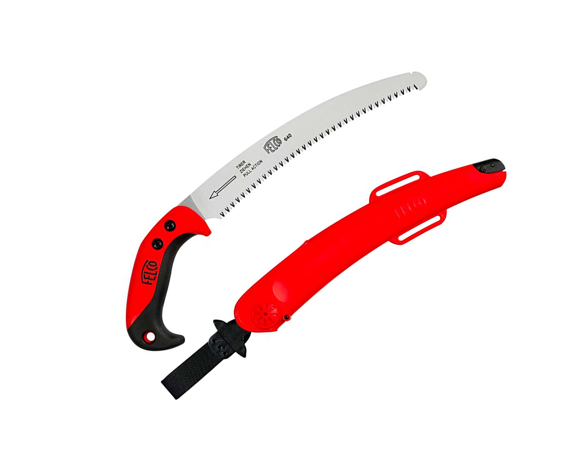 Pull-Saw in Scabbard - Curved - 27cm - Felco 640