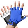 Blue - Sports Glove - Fingerless - Sun Protection Australia