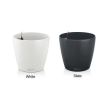 Classico Color 28 - Self-Watering Pot - White and Slate - Lechuza