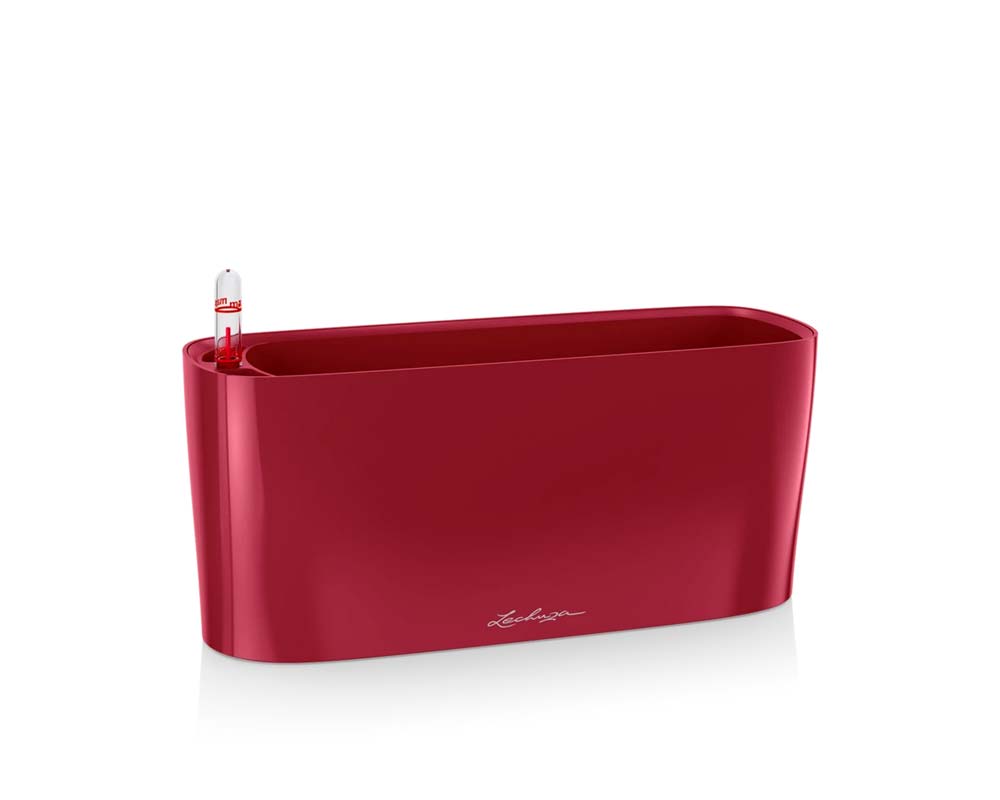 High Gloss Scarlett Red - Delta 10 Self-Watering Pot - Lechuza